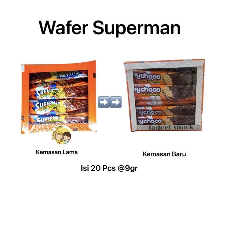 

Wafer Superman isi 20 Pcs x 9Gr JADUL by Jadoel Snack K7AZE3750
