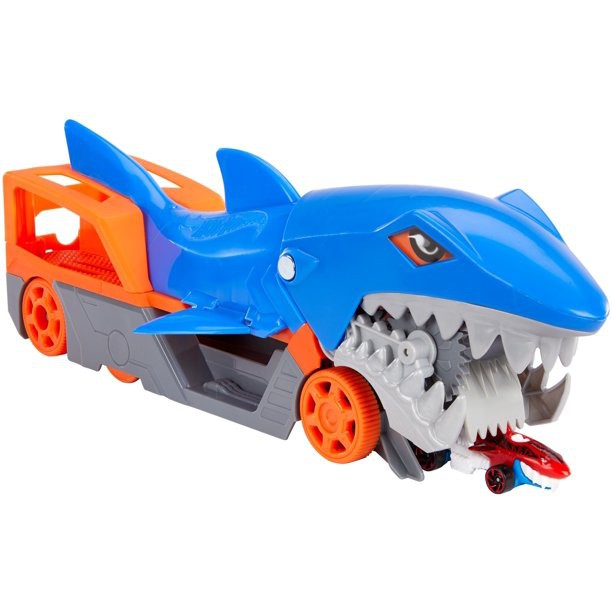 Diecast Hot Wheels SHARK CHOMP TRANSPORTER Track Builder Truck HW Hotwheels Mobil Mainan Anak