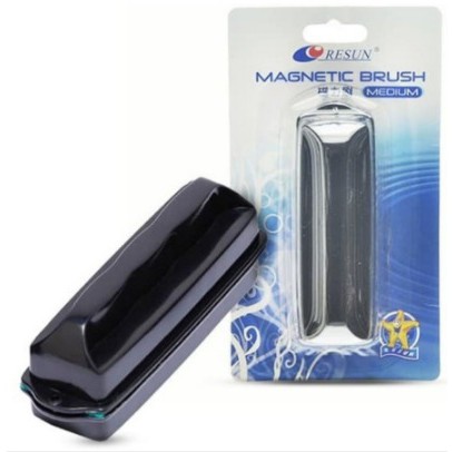 MAGNET PEMBERSIH KACA AKUARIUM RESUN MAGNETIC BRUSH AQUARIUM MEDIUM PRAKTIS