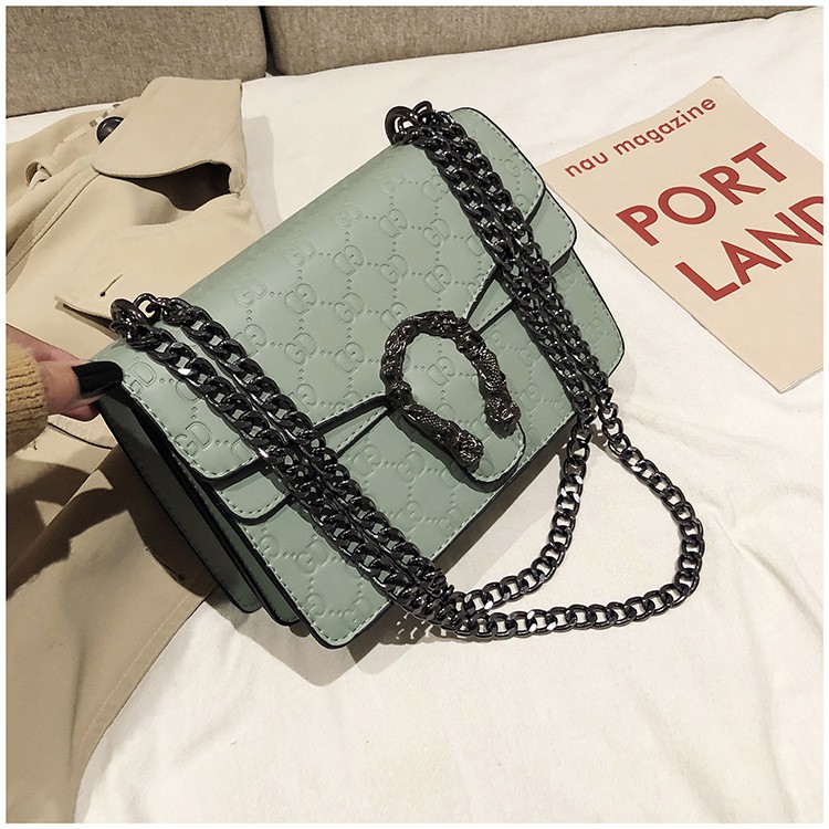 BJ57135 - BLACK/GREEN/RED - TAS IMPORT TAS WANITA FASHION IMPORT MODIS ELEGAN TERMURAH TERLARIS TERBARU BAGSTORE JAKARTA TAS BATAM CR7135