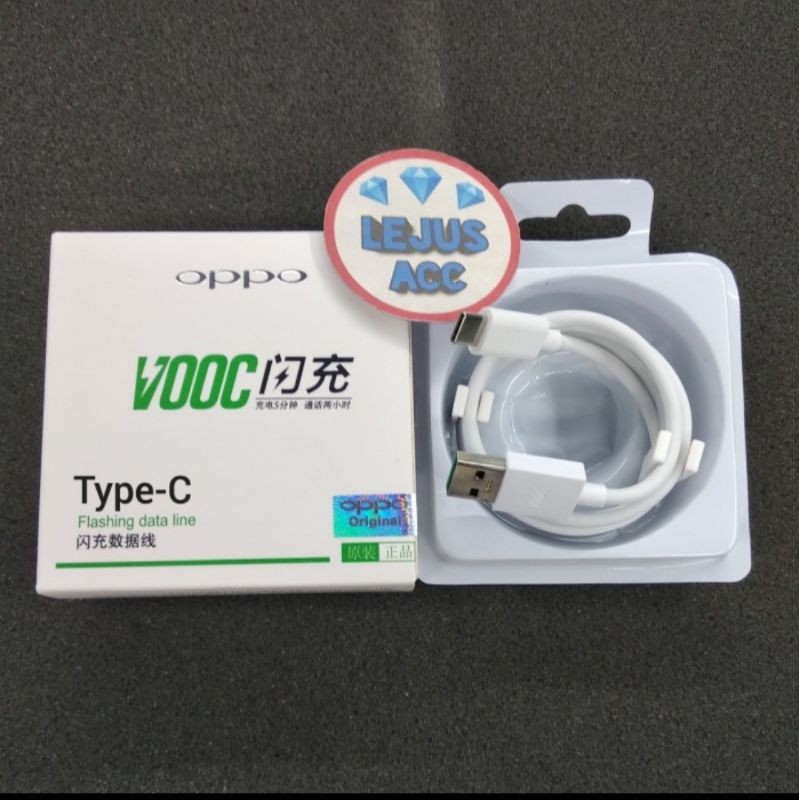 Kabel Data Charger Oppo Find X3 - X3 Pro - X3 Neo Type C Super VOOC original