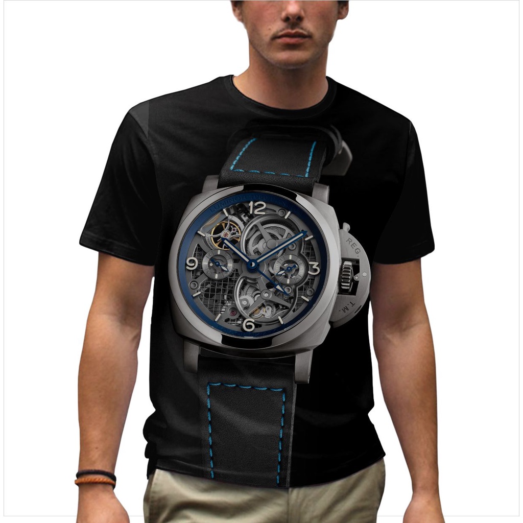 Kaos Pria Jam Tangan 3D PANERAI PAM00767 Cat Sdr - Kaos Pria Big Size - SHOPLAB88