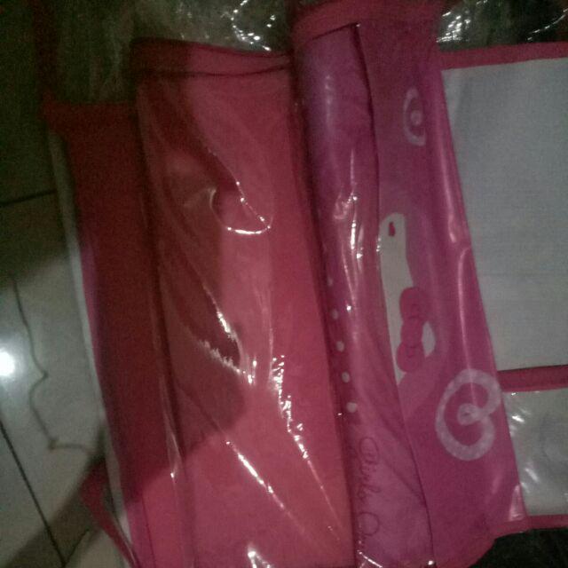 Free Ongkir Hanger Jilbab, Hanger Tas,  Hanger Sepatu Motif Hello Kity Resleting