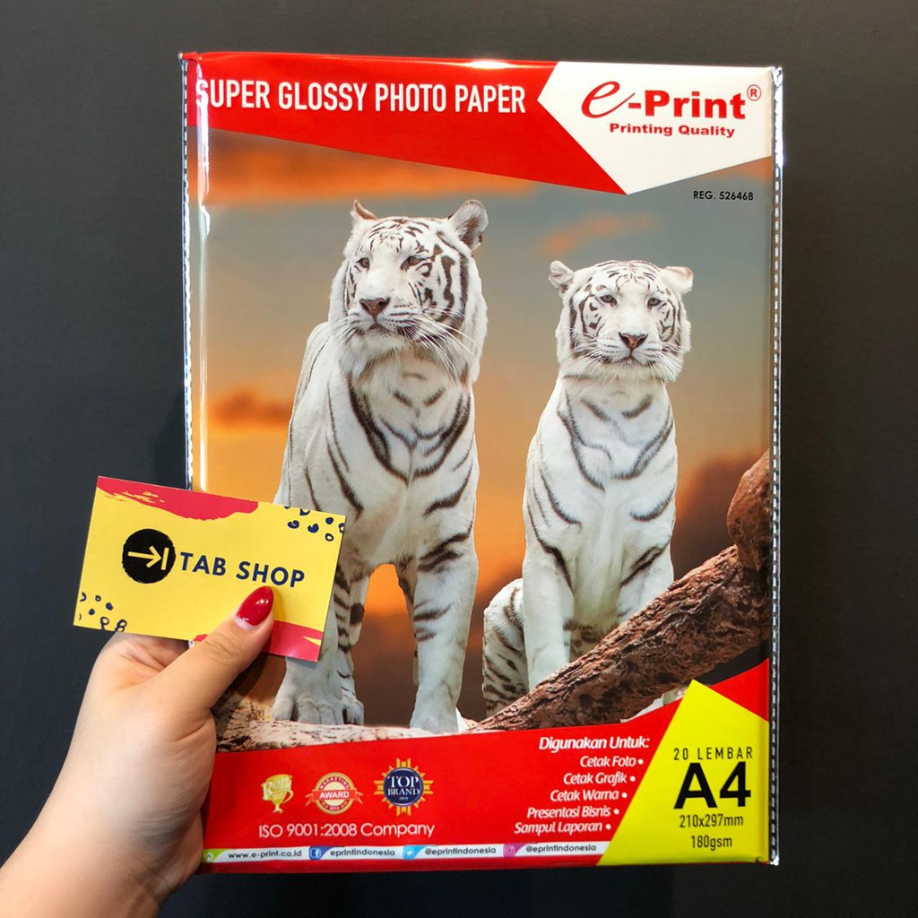 

SUPER GLOSSY PHOTO PAPER A4 180 GSM KERTAS FOTO