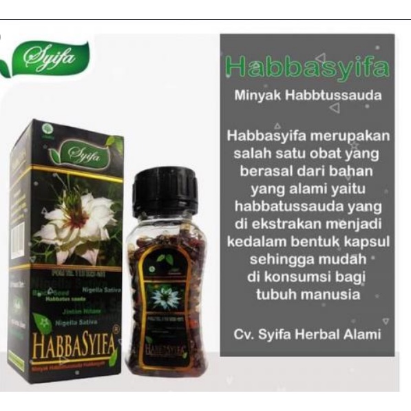 Habbasyifa Minyak Habbatussauda Black Seed Oil 200 Kapsul