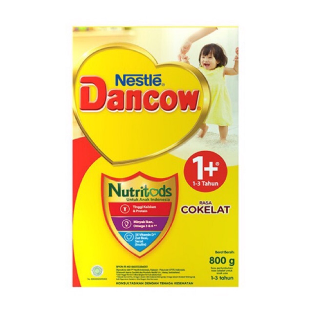 

Dancow 1+ Nutritods Susu Coklat 800gr