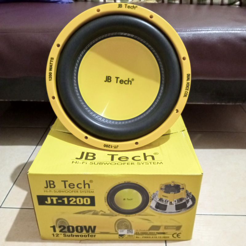 Subwoofer JB Tech JT-1200 Double Coil 12 inch