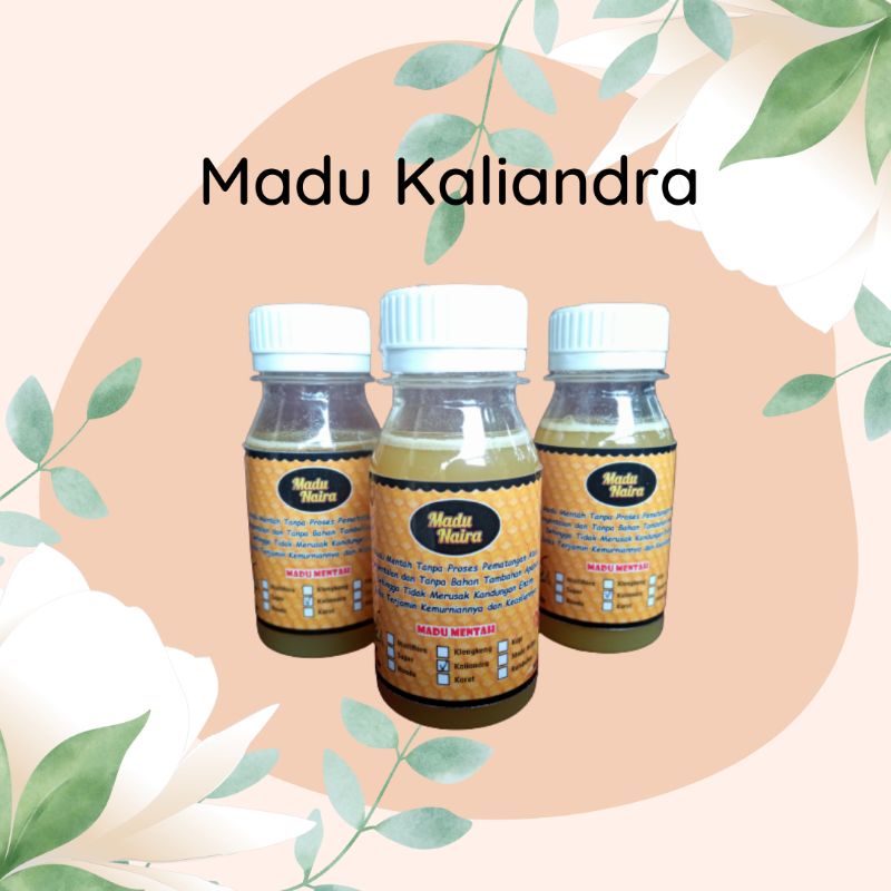 

Madu Kaliandra Murni Asli 100% (Raw Honey) 100 gram READY STOCK