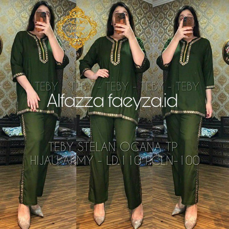 one set teby ocana Tp Tangan panjang/ONE SET ARAB TEBY OCANA TERLARIS