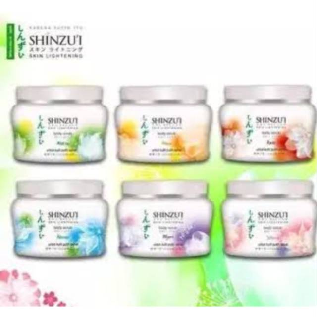 Body scrub shinzu'i ukuran kecil 110gram / lulur shinzui