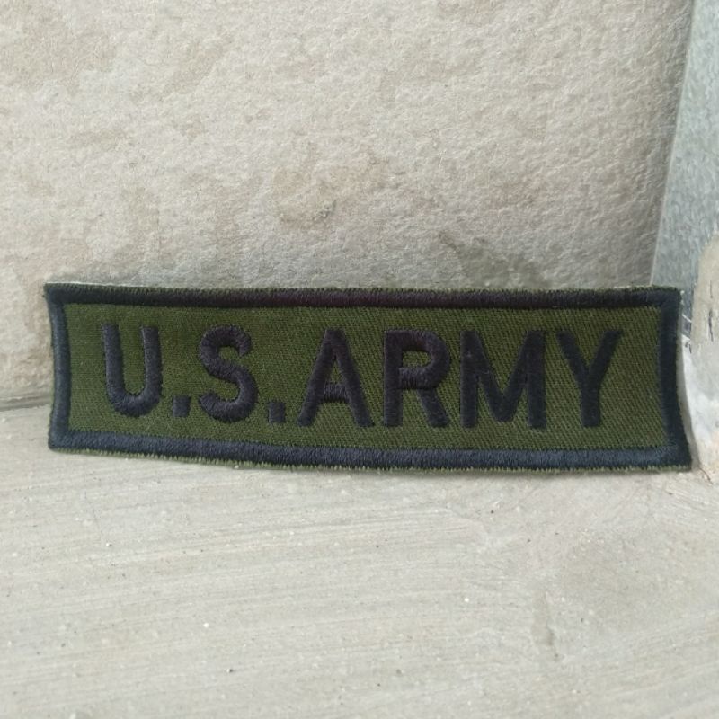 Bordir US ARMY Emblem Indian 2nd Infantry Head Division Kemeja John Lennon The Beatles Milea Dilan A