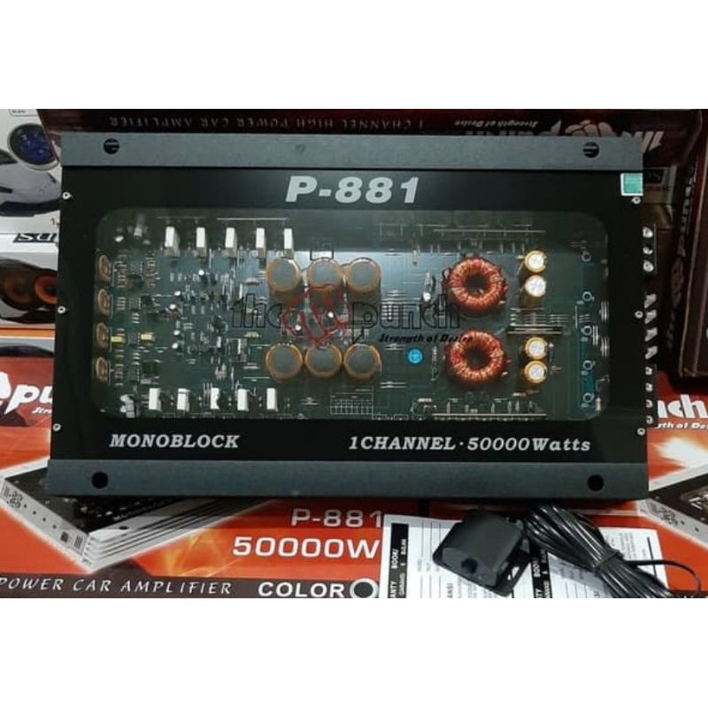 power amplifier monoblock the Punch P-881 berkualitas