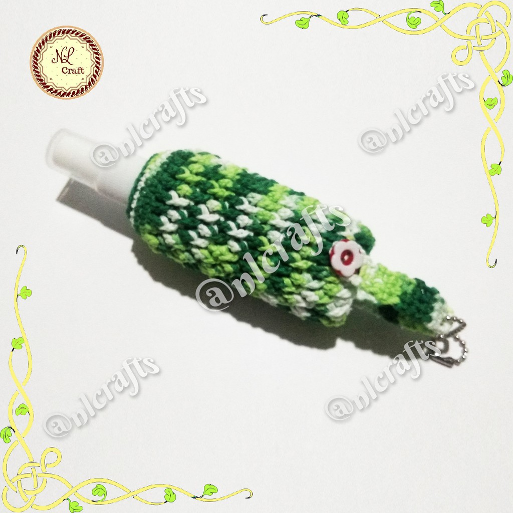 Pouch Hand Sanitizer Rajut Kantong Dompet Aksesoris Handmade