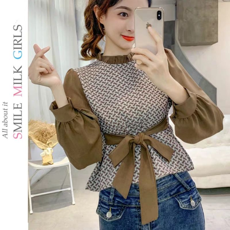 MDLV ~ 2970 DAVILA BLOUSE KORRA TERBARU BLOUSE PREMIUM BLOUSE WANITA ATASAN IMPORT FASHION IMPORT