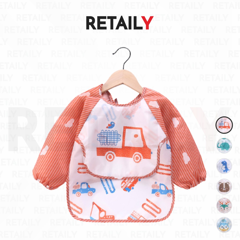 Retaily Slabber Bayi Motif Karakter  Bib Celemek Anak Anti Basah