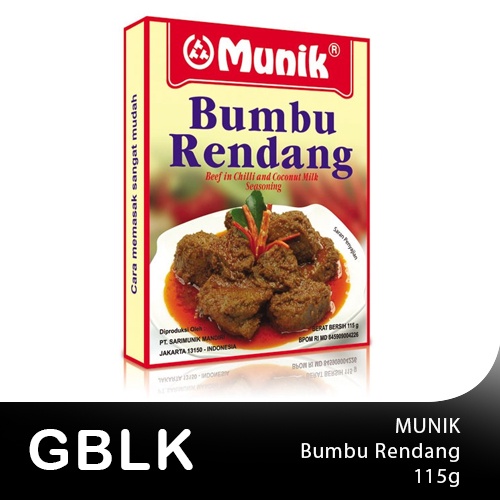 

MUNIK BUMBU RENDANG 115 GRAM