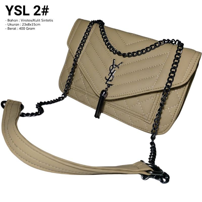 tas slempang cewe ysl kotak kekinian