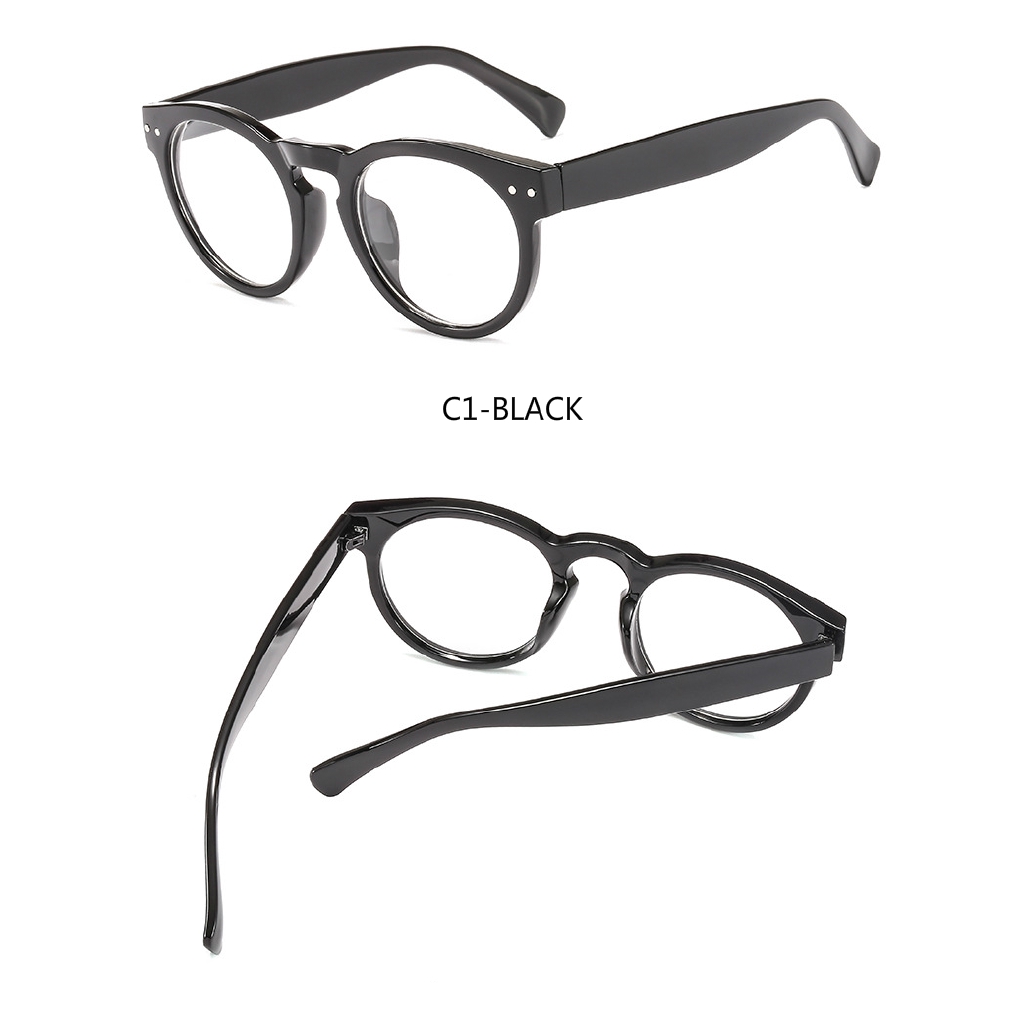 Fashionable Metal Hinge Anti-Blu-ray Korean Fashion Rice Nail Glasses for Men and Women