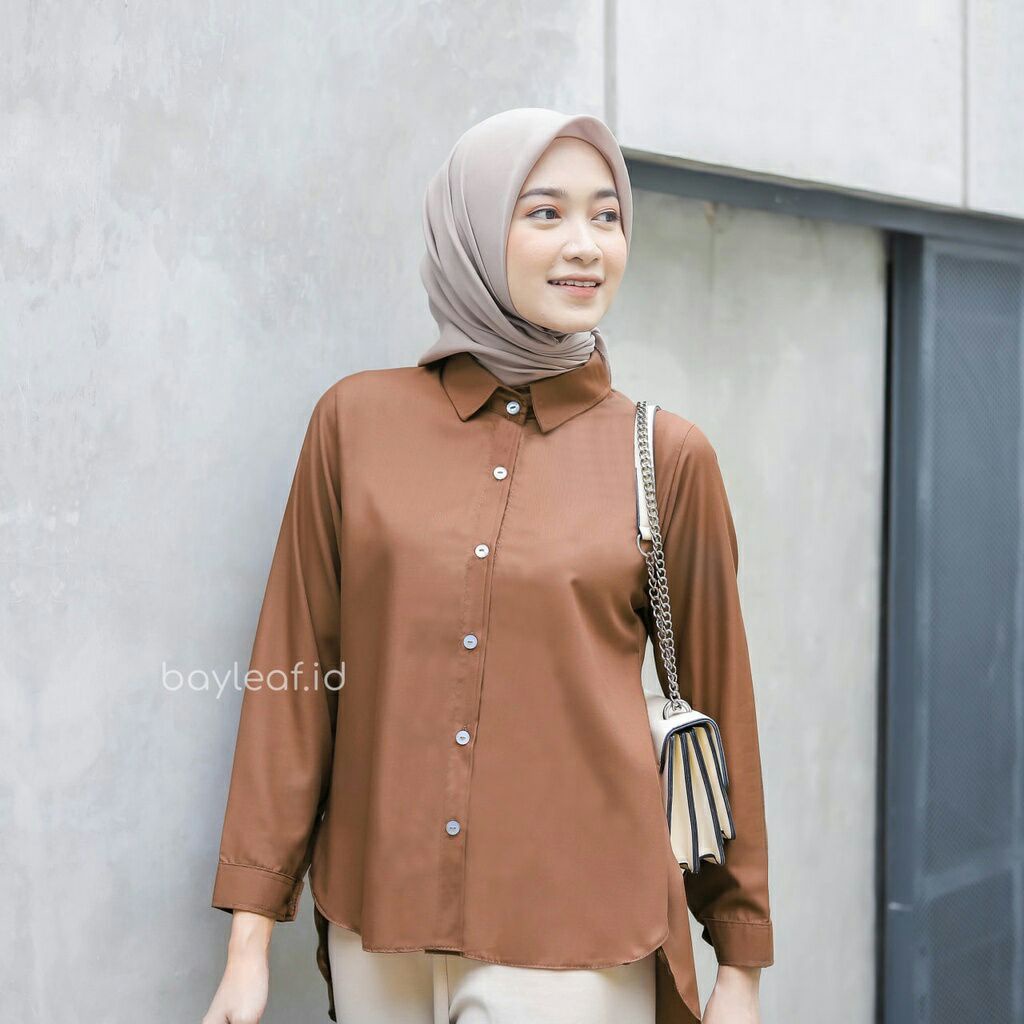 READY  KEMEJA LEA BIG SIZE ORIGINAL BAYLEAF.ID