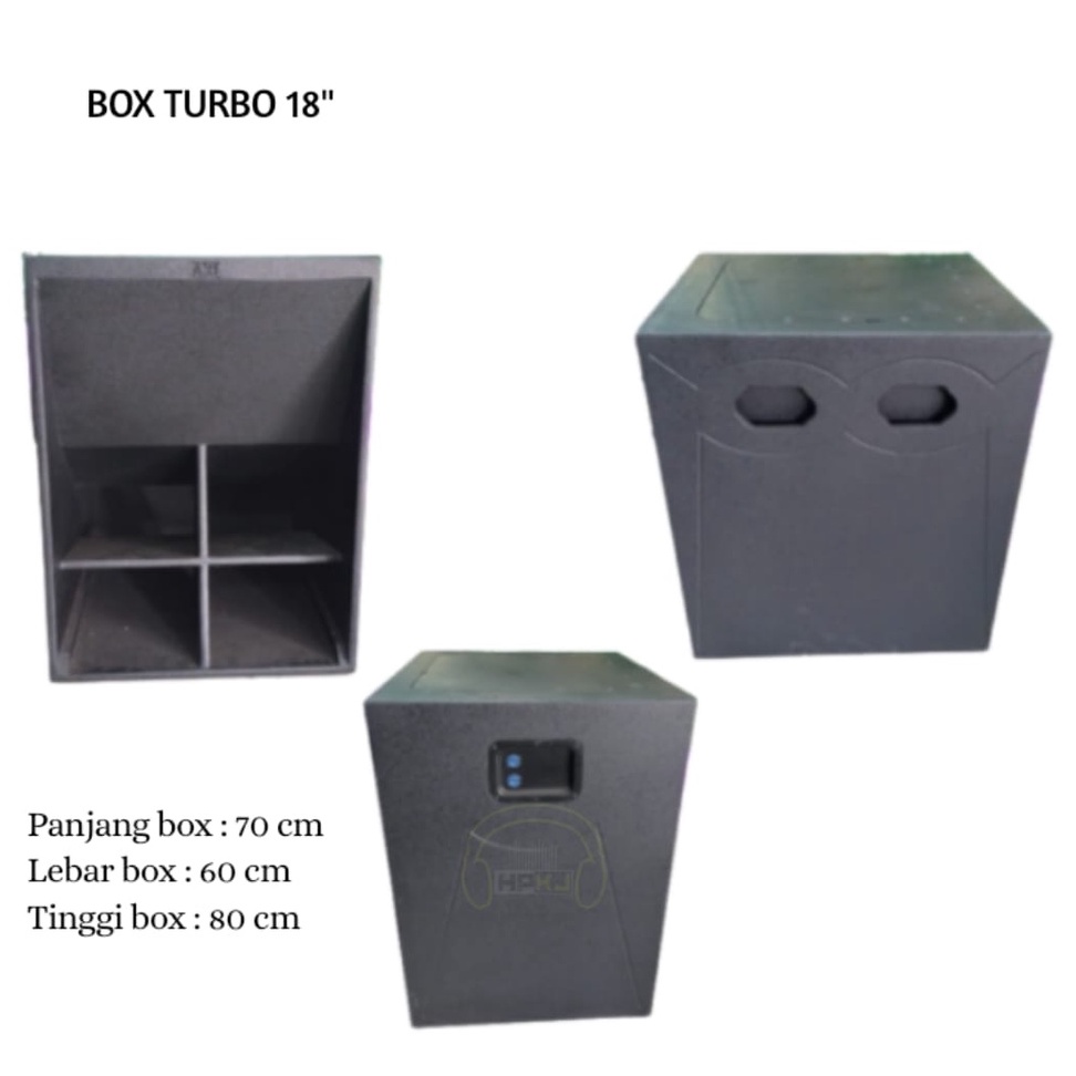BOX KOSONG SUBWOOFER MODEL TURBO 18" BOX TURBO 18 INCH