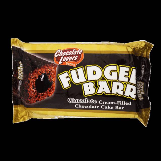

Fudgee barr chocolate cream filled chocolate cake bar flavor combo 10 pcs 410gr