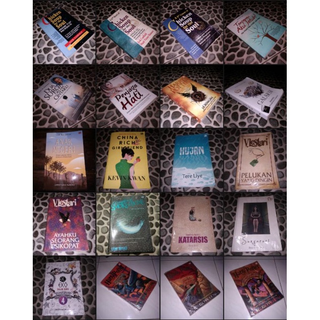 ( Preloved ) ( Original ) Obral Buku Bacaan Novel Bekas Original - Dee Lestari - Wulanfadi - Raditya