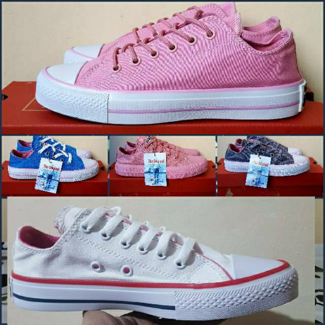 Sepatu Converse Allstar CT Fullpeach Pink Abu Putih Tosca