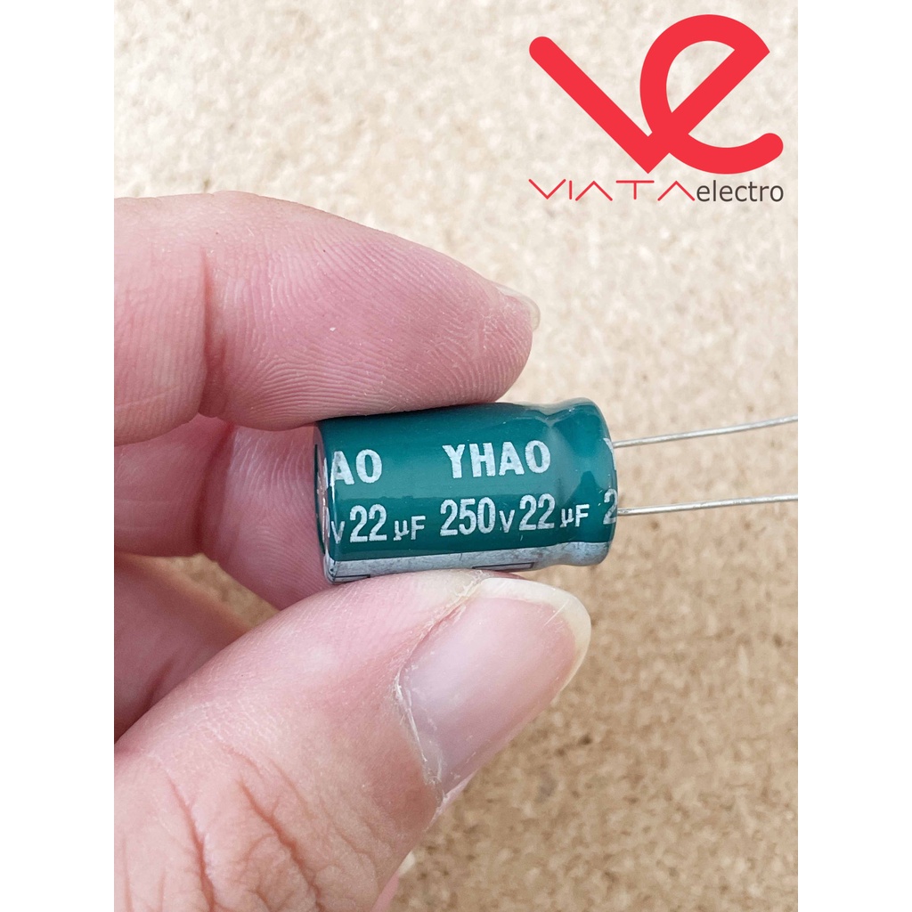 KAPASITOR ELCO 22UF 250V (1 BUAH) KAPASITOR CAPACITOR ELKO KAPASITOR 22 UF 250 V