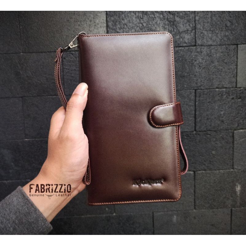 dompet hp besar agenda kulit asli