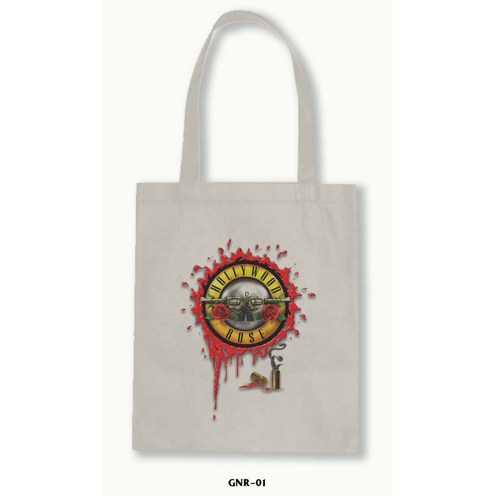 TOTE BAG BLACU 30X40 -Guns N' Roses 01