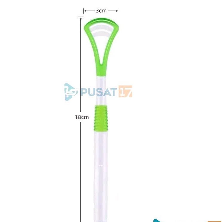 PEMBERSIH LIDAH / SIKAT LIDAH KUALITAS 2 FUNGSI / TONGUE CLEANER SCRAPER FOOD