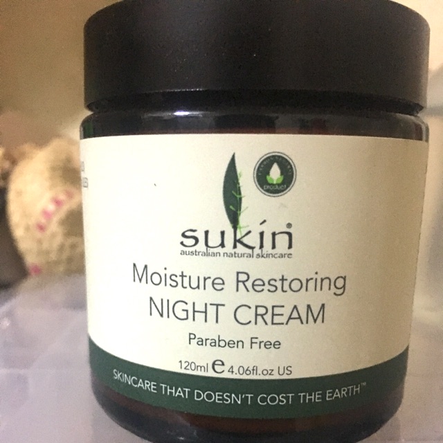 Sukin Restoring night cream