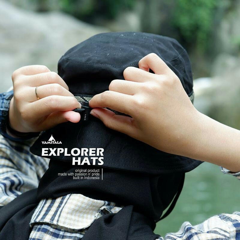 Thomgear Topi Rimba Explorer Hat Yamitala Original Packable Bahan Taslan