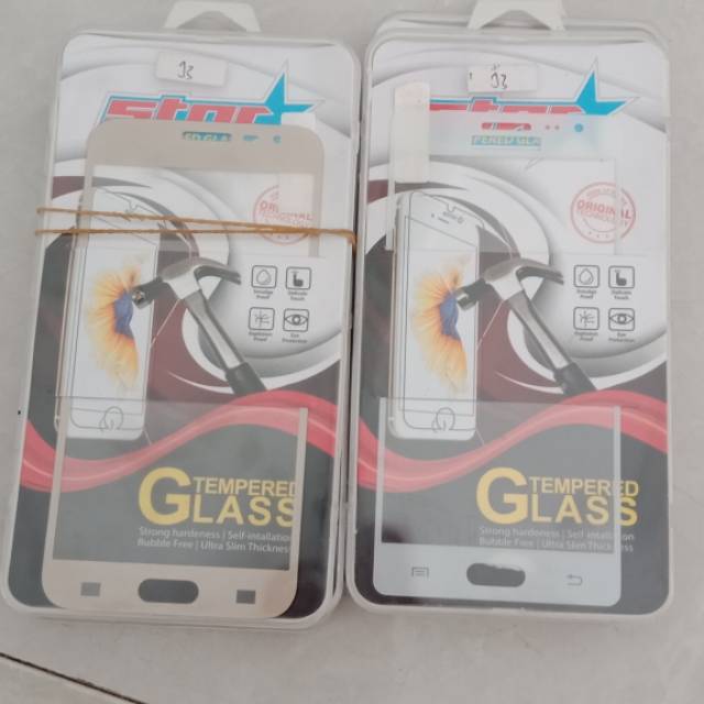 Anti gores samsung galaxy j3 gold silver bagus murah packing mika plastik tebal bukan murahan