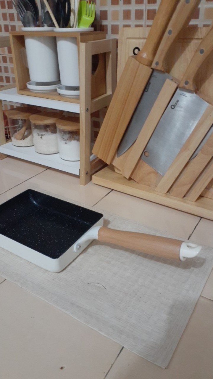 Omlette Pan || Marble Ceramic Pan Wajan Telur Ceramic Omlette Pan Wajan