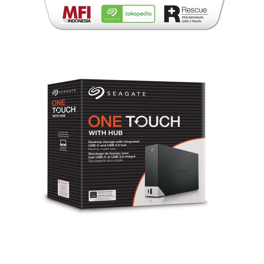 Seagate One Touch Desktop HUB 12TB - HDD Hardisk Eksternal 3.5