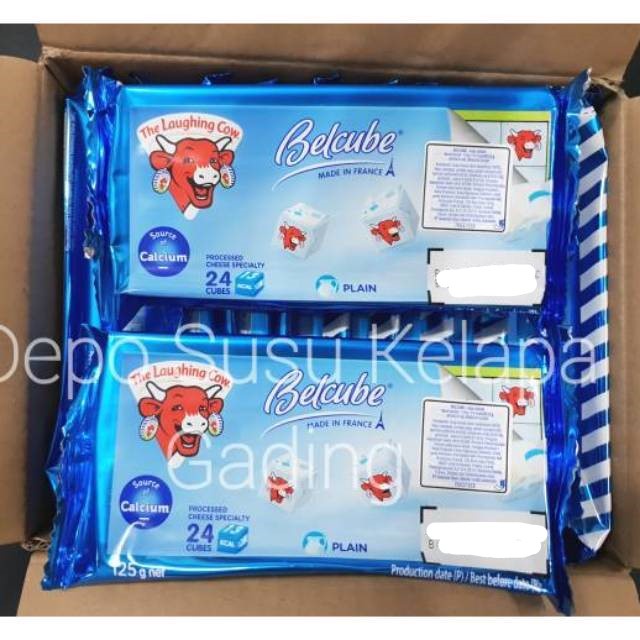 PROMO Keju Belcube Cheese Spread 125 gr | The Laughing Cow Bellcube MPASI Baby Bayi kotak