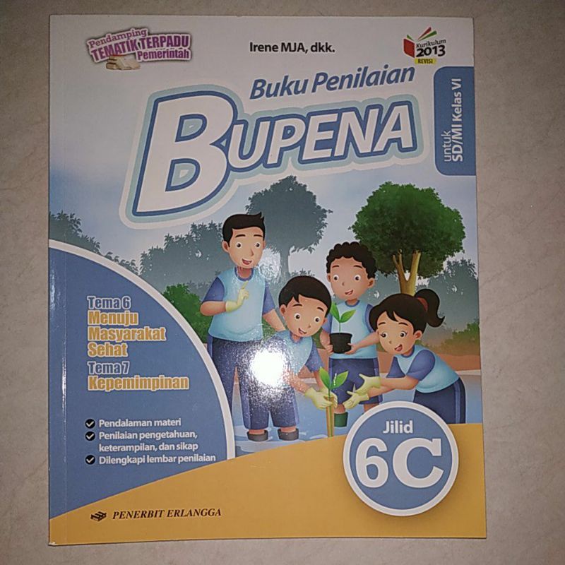 WTS BUKU BUPENA KELAS 6 / BUPENA 6C DAN BUPENA 6B/ TEMATIK / MULUS
