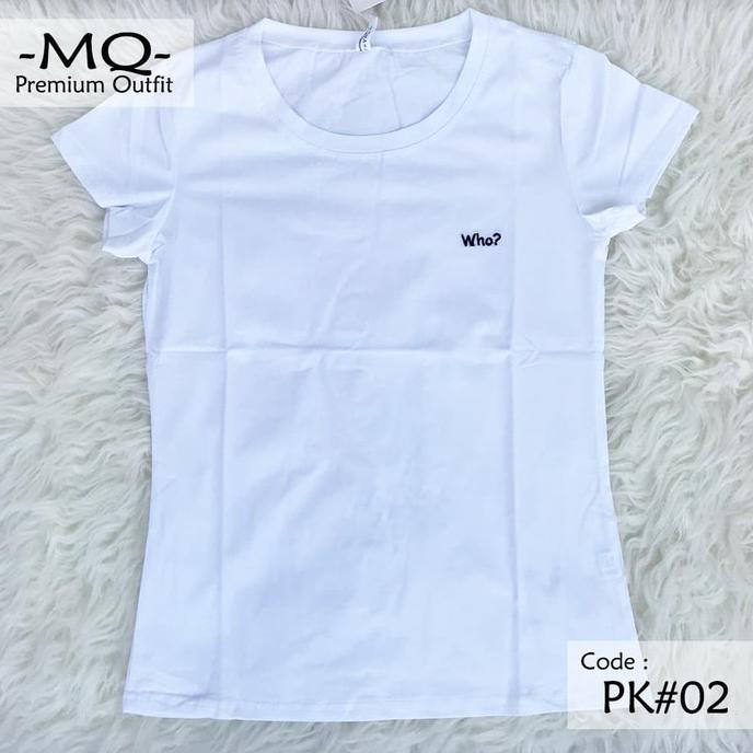 KAOS WANITA IMPORT - ATASAN BAJU CEWEK MURAH BAHAN BAGUS PAS BODY