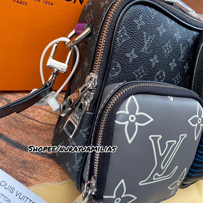 louis Vuitton messenger bag import mirror Authentic tas selempang pria lv tas slempang lv import