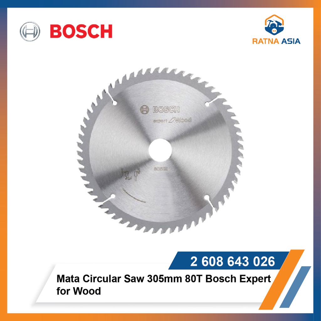 Mata Gerinda Potong Kayu Bosch 305mm 80T Expert for Wood