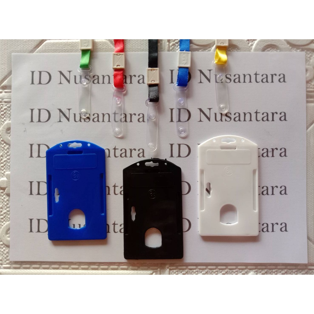 

Paket Tali 1 CM Kait Karet + Casing ID Card Plastik Evbes