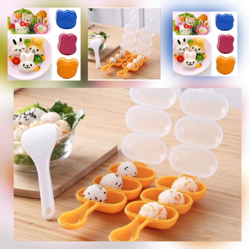 CETAKAN NASI KARAKTER HELLO KITTY 1 SET