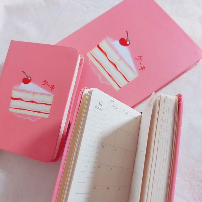 

(LIMITED! NO RESTOCK) Bookey Supremacy Notebook Cake Before Meals Buku Tulis Buku Diary Planner 2022 Buku Jurnal Buku Journaling Cute Book Kawaii Book Pink Book