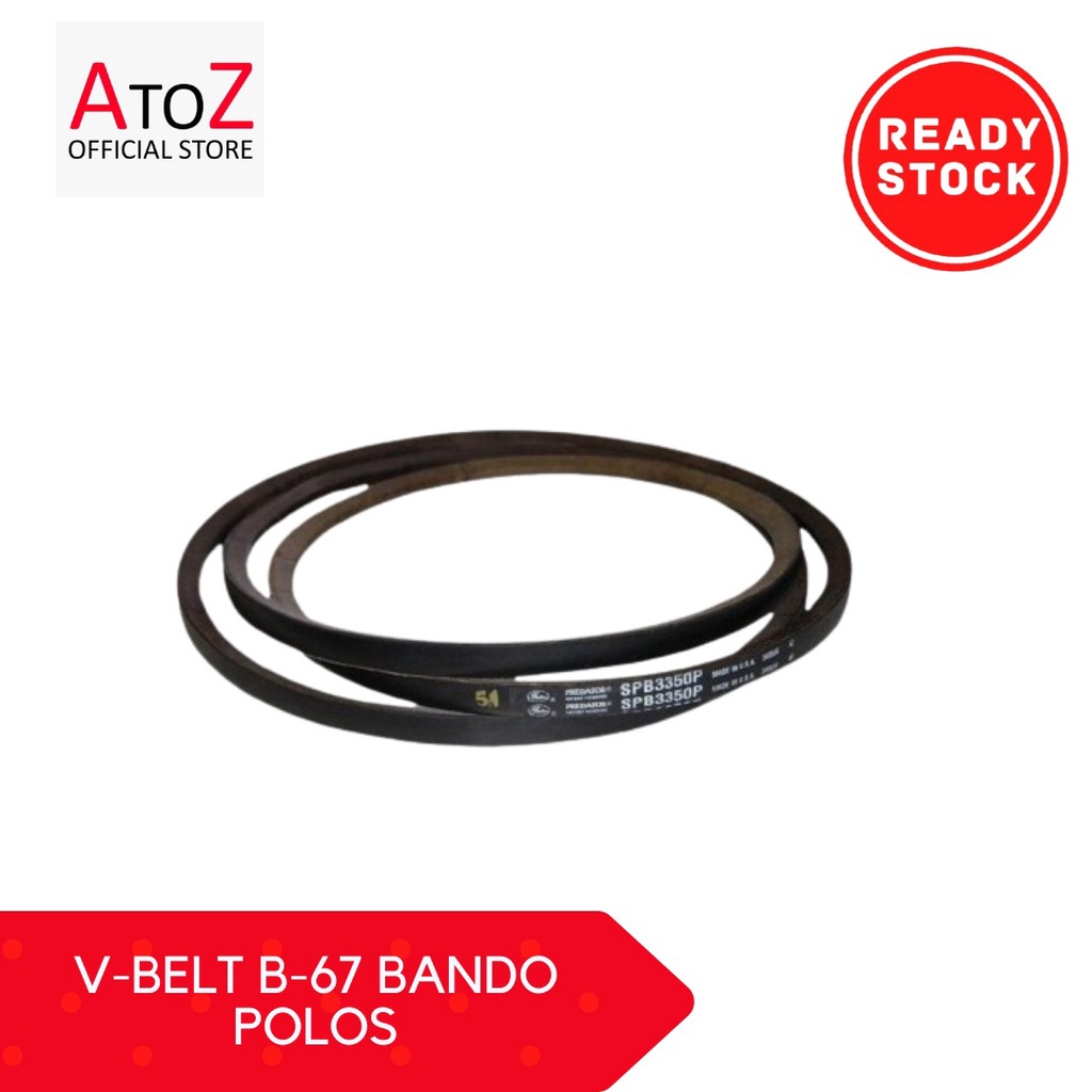 Jual VanBelt V Belt Fan Belt V-BELT B-67 BANDO POLOS - VAN BELT B-67 ...