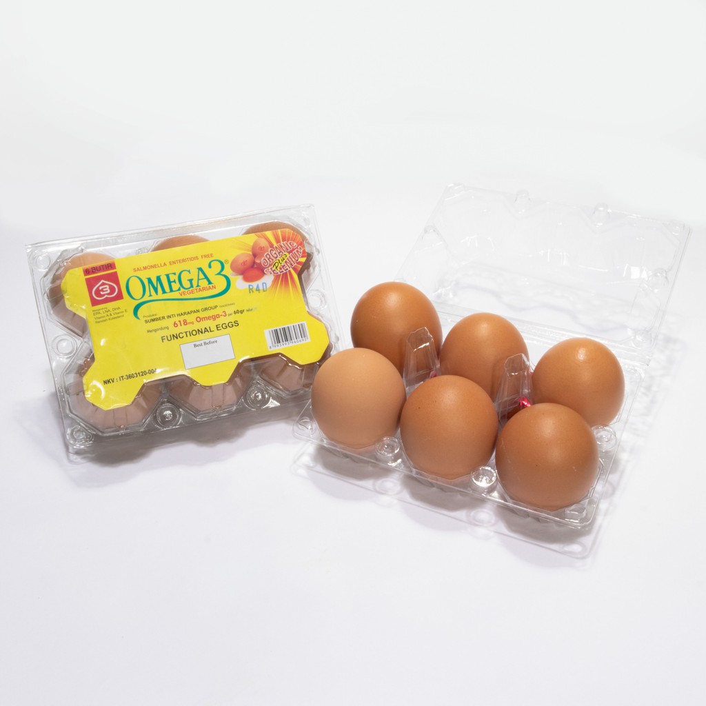 

Telur Omegea 3 Vegetarian isi 6
