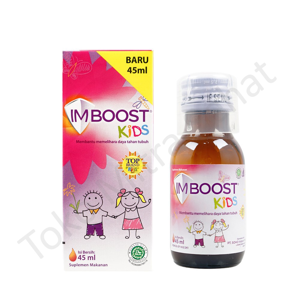 Imboost Kids 45ml / IMBOOST KIDS SYRUP DAYA TAHAN TUBUH / SUPLEMEN DAYA TAHAN TUBUH ANAK / IMBOOST S
