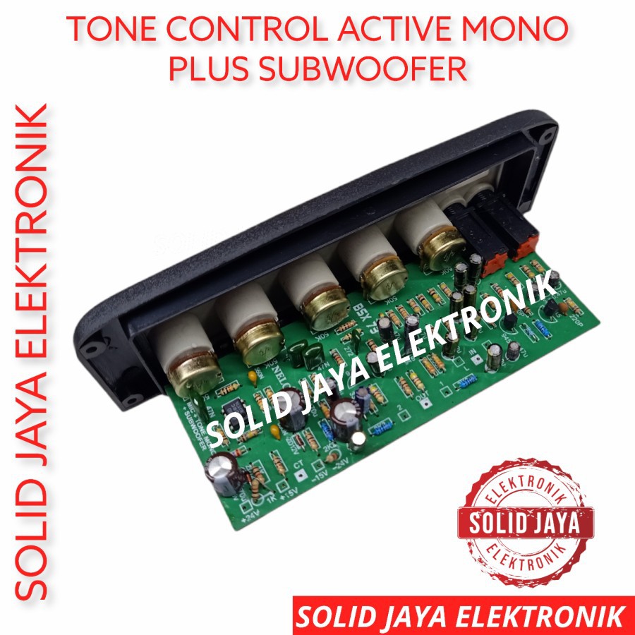 KIT TONE CONTROL AKTIF MONO PLUS SUBWOOFER MIC AKTIVE SUB WOOFER BSX73 BSX 73 BSX-73 PANEL NELC
