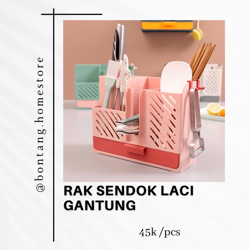 RAK SENDOK GANTUNG || RAK SENDOK LACI