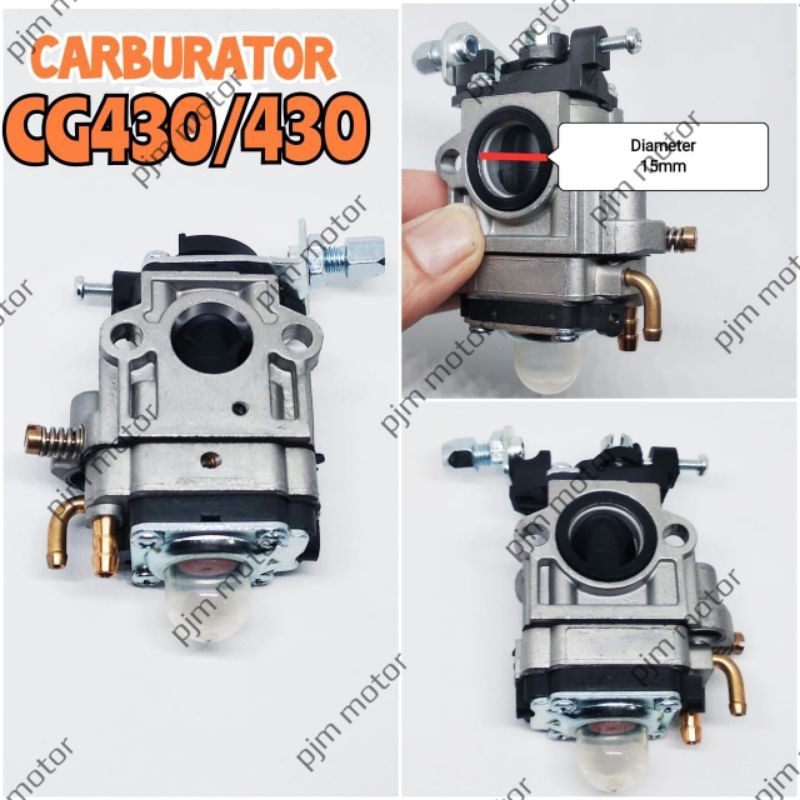 BG430 CG430 CARBURATOR KARBURATOR MESIN POTONG RUMPUT SEMPROT HAMA BOR TANAH MATSUMOTO TU26 TL43 DLL